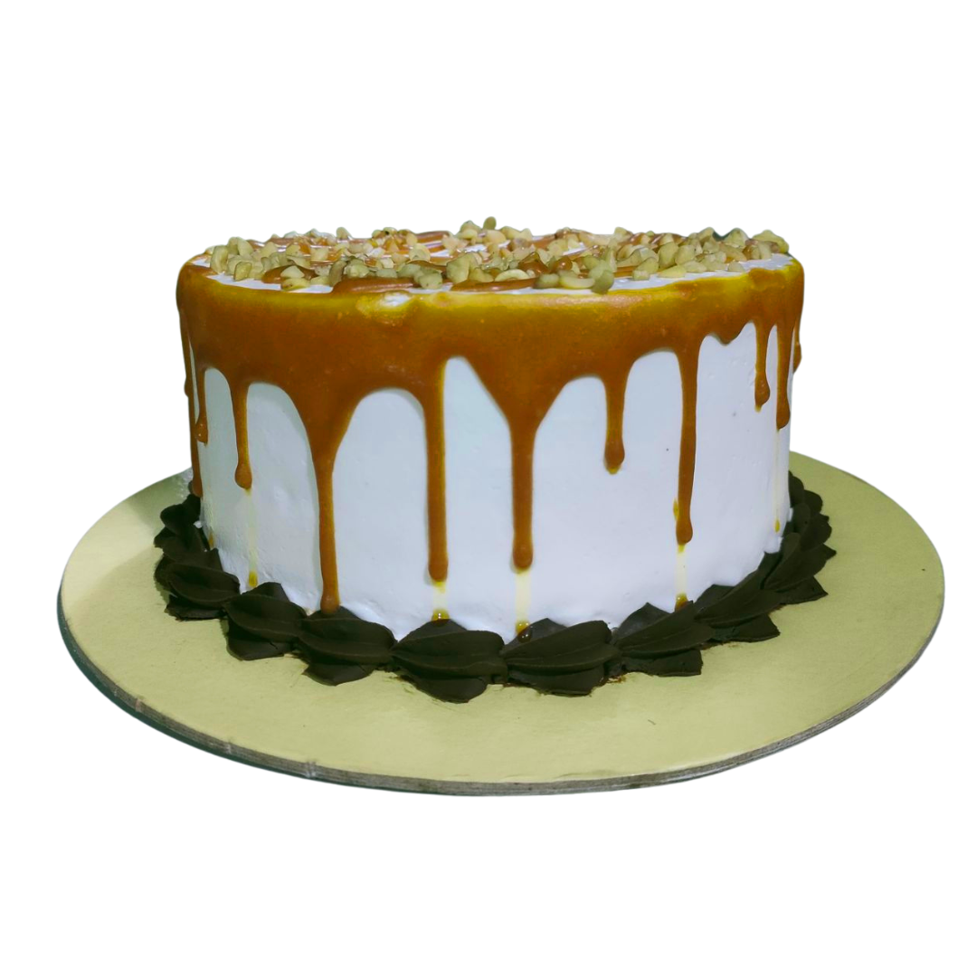 Nutty Chocolate Caramel Cake  (Pre-Order) - Trident Food